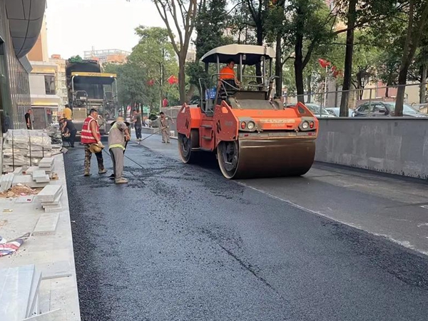 玉环柔性基层沥青道路施工